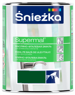 Емаль Sniezka Supermal олійно-фталева зелена F505 0.8 л