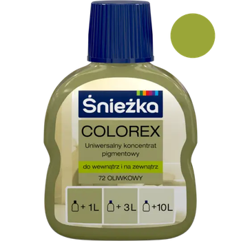 Колір Sniezka "COLOREX" оливковий 100 мл №72