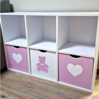 Стеллаж для игрушек и книг Gap Мини СДSA6М 6 ячеек 65×97×30 см (СДSA6М)