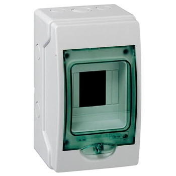 Щит накладний Schneider Electric Kaedra 1ряд/3мод. прозорі дверцята IP65 13975 13975