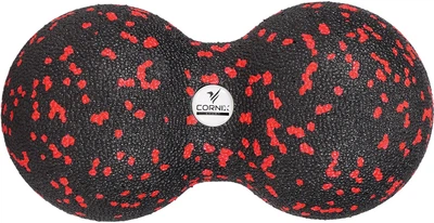 Массажный мяч двойной Cornix XR-0124 EPP DuoBall 8 х 16 см Черный/Красный