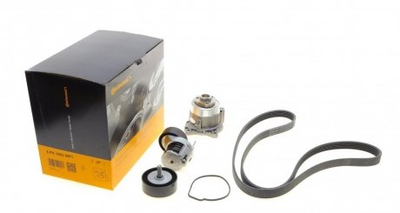 Комплект пасу поліклинового з насосом VW Caddy III Contitech (6PK1693WP1)