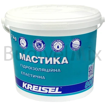 Мастика гідроізоляційна еластична Kreisel 800 7 кг