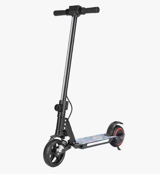 Детский Электросамокат E-Scooter ES3 LED +амортизатор Черный
