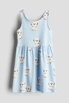 Сукня блакитна Собачка H&M 98-104см (400011124)