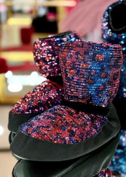 Дутікі GP GLAM LEO червоний, 35-36