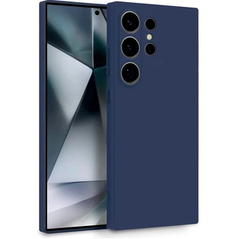 Чехол Fiji Full Soft Premium для Samsung Galaxy S24 Ultra (S928) противоударный бампер с микрофиброй Dark Blue