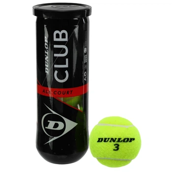 М'ячі для великого тенісу DUNLOP CLUB AC DL601334 3шт салатовий