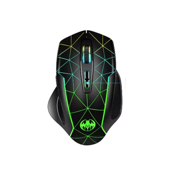 Миша бездротова ігрова з акумулятором та підсвічуванням gm30 rgb black