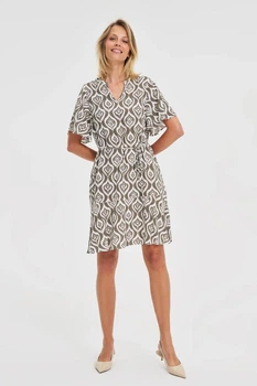 Жіноча сукня MOODO 4648 XL оливкова