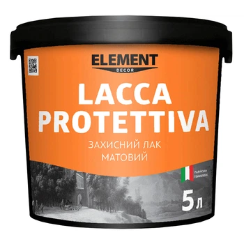Лак Element Decor Lacca Protettiva матовий 5л