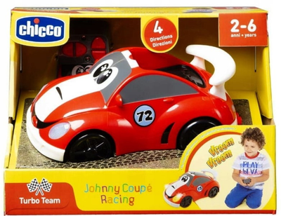 Машинка на радіокеруванні Chicco Turbo Team Johnny Coupe Racing Червона (8058664102907)