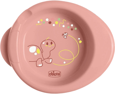 Термоcтійка тарілка Chicco Warmy Plate 6м+ Рожева (16000.15)