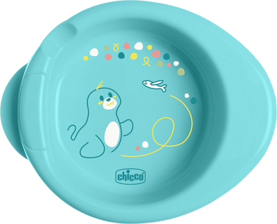 Термоcтійка тарілка Chicco Warmy Plate 6м+ Блакитна (16000.25)