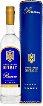 Водка Ukrainian Spirit Reserve 0.7 л 40% в кожаном тубусе (4820261821475)