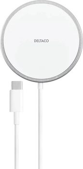 Bezprzewodowa ładowarka Deltaco Qi Wireless Charger 15W (7333048051486)