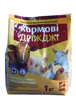 Кормова добавка Дріжджі кормові O.L.KAR. для сільськогосподарських тварин 1 кг