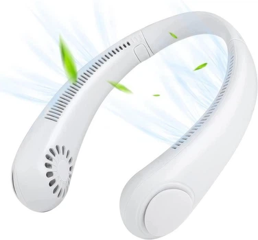 Мини вентилятор на шею Neck fan X5 Белый, портативный (1010928-White)