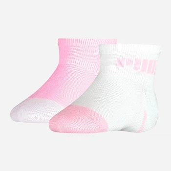Набор детских носков хлопковых 2 пары для девочек Puma Baby Mini Cats Lifestyl 93547802 19-22 Pink lady (8720245243322)