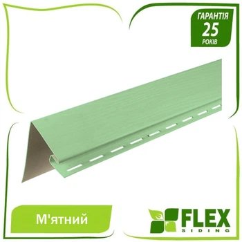 Планка навколовіконна для сайдингу Flex М'ята