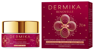 Крем для обличчя Dermika Renovelle Multi Eliksir 70+ ревіталізуючий 50 мл (5902046771089)
