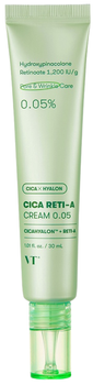 Krem do twarzy VT Cosmetics Cica Reti-A na rozszerzone pory 30 ml (8809695677243)