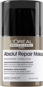 Maska L'Oreal Paris Serie Expert Absolut Repair Molecular do włosów zniszczonych 50 ml (3474637220648)
