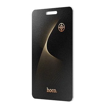 Трекер для поиска вещей Hoco E92 Saviour smart positioning anti-lost device, беспроводной зарядкой, Black