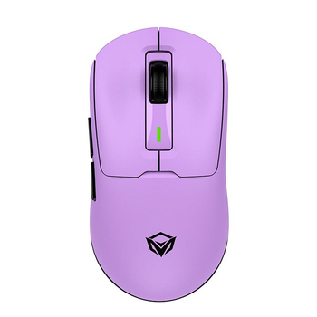 Мышь компьютерная игровая MEETION GW24 с RGB-подсветкой 8000 DPI комбинированая USB 2.4G+Bluetooth Фиолетовый