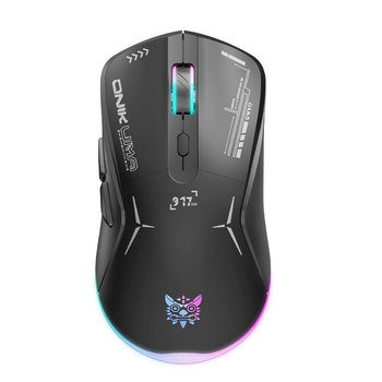 Мышь компьютерная игровая Onikuma CW917 с RGB-подсветкой 4800 DPI комбинированая 2.4G + USB Черный
