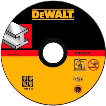 Круг отрезной по металлу DeWALT HIGH PERFORMANCE 180х1.6х22.23мм (DT42380Z)