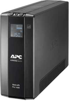 Источник бесперебойного питания APC Back-UPS Pro 1600VA/960W, 45 дБ, 50-60Гц (BR1600MI)