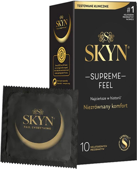 Презервативи Skyn Supreme Feel без латексу 10 шт (5011831103599)