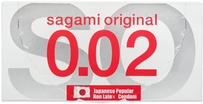 Презервативи Sagami Original 0.02 Поліуретанові 2 шт (4974234619023)