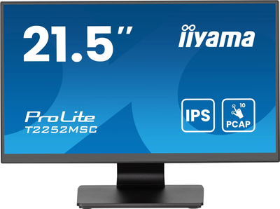 Монітор 21.5" Iiyama ProLite T2252MSC-B2AG