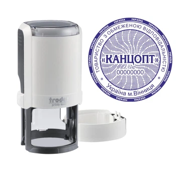 Печать ТОВ на автоматической оснастке Trodat Printy 4642 с колпачком Арктик (ТОВ23/4642/A)