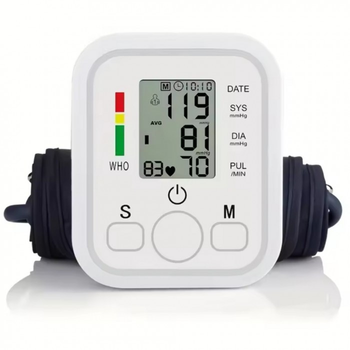 Електронний вимірювач тиску тонометр із USB Electronic Blood Pressure Monitor Arm Style Розмір манжети 22 - 32 см