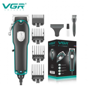 Машинка для стрижки VGR V-123 10 Вт 4 насадки 0,8–12 мм 220 в