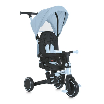 Дитячий триколісний Велосипед TURBOTRIKE (MT 1036 blue) складне кермо