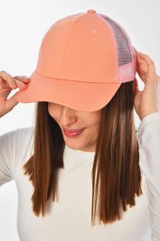 Кепка женская персикового цвета women (202020)