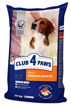 Сухий корм для собак середніх порід Club 4 Paws 14 кг B4530701