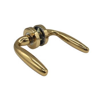 Ручка для дверей на розете Sofuoglu Mimoza Albrefin/Satin с накладками WC