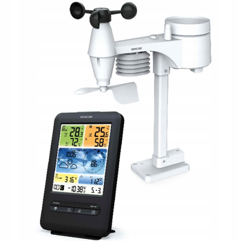 Метеостанция беспроводная Sencor SWS 9898 WIFI с выносным датчиком до 150 м