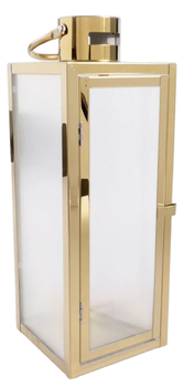 Ліхтар Homla Tondo золотистий 14x14x39 см (5906496705083)