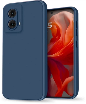 Силіконовий чохол HardCorner Motorola Edge 50 Fusion (з мікрофіброю) Blue (41323-28)