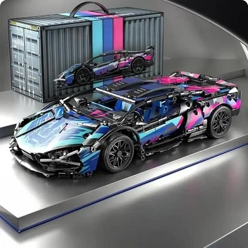 Конструктор Technic Lamborghini CyberPunk 1280 деталей (6696)