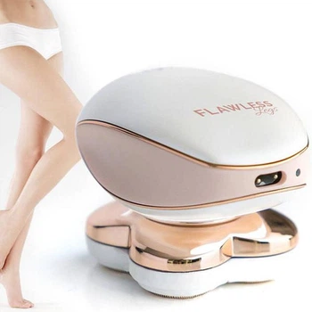 Женский эпилятор Flawless Legs Pink, эпилятор-электробритва аккумуляторная женская с 4 головкам 5506