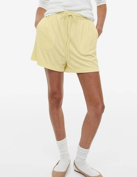 Шорти H&M Ж1116887 (10508555) колір жовтий (Ж1116887 - 205331)