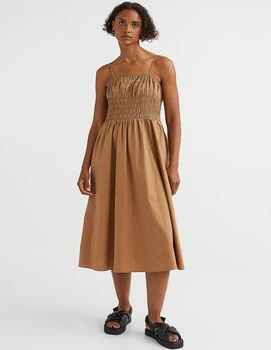 Сарафан H&M Ж1116801 (10625885) колір коричневий (Ж1116801 - 205118)