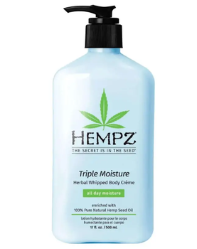 Увлажняющее молочко для тела Тройное увлажнение Hempz Triple Moisture Herbal Whipped Moisture 500 мл